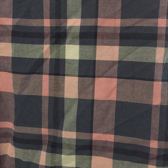 J.Crew cotton short sleeve button down pink/blue - Picture 2 of 4